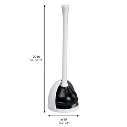 iDesign Una Plunger 19.5 in. L X 5.8 in. D
