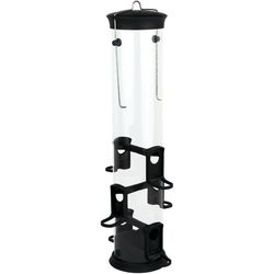 Nature's Way 2.1 qt Plastic Tube Bird Feeder