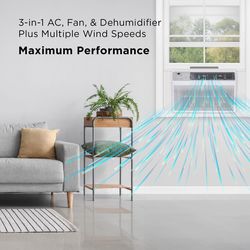 TCL 12000 BTU WIFI Window Air Conditioner w/Remote 550 sq ft