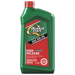 Quaker State Defy 5W-20 Gasoline High Mileage Motor Oil 1 qt 1 pk