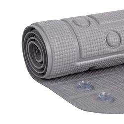 Duck Safety Grip 36 in. L X 17 in. W Gray PVC Bath Mat Latex Free