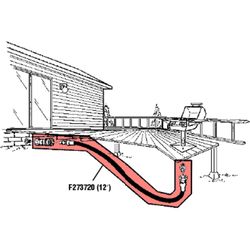 Mr. Heater 3/8 in. D X 3/8 in. D X 12 ft. L Rubber Hose Assembly