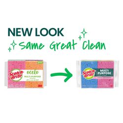 Scotch-Brite Medium Duty Sponge For Multi-Purpose 4 pk