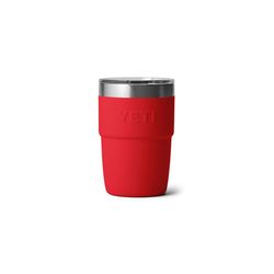 YETI Rambler 8 oz Rescue Red BPA Free Ceramic Lined Stackable Tumbler with MagSlider Lid