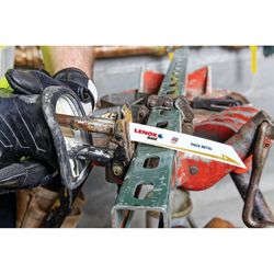 LENOX Gold 6 in. Bi-Metal Reciprocating Saw Blade 24 TPI 5 pk