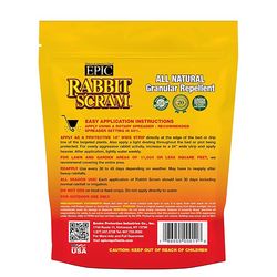 Epic Products Rabbit Scram Animal Repellent Granules For Rabbits 6 lb
