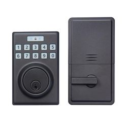 Ace Matte Black Metal Electronic Deadbolt