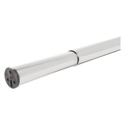 John Sterling Pro HD 72 in. L X 1-1/4 in. D Adjustable Polished Chrome Steel Heavy Duty Closet Rod