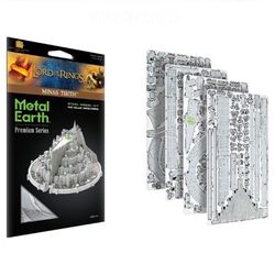 Metal Earth Premium Series Lord of The Rings Minas Tirith 3D Model Kit 204 pc