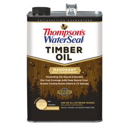 Thompson's WaterSeal Penetrating Timber Oil Semi-Transparent Mahogany Oil-Based Penetrating Oil Pene