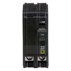 Square D QO 100 amps Plug In 2-Pole Circuit Breaker