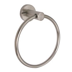 Huntington Brass Satin Nickel Silver Towel Ring Metal