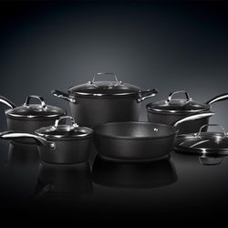 Starfrit Aluminum Cookware Set Black