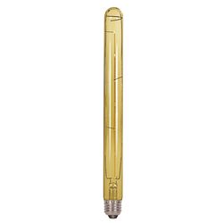 Satco Omni-Directional Amber 12 in. E26 (Medium) T8 LED Bulb 60 Watt Equivalence 1 pk