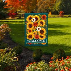 Briarwood Lane Fall Welcome Sunflowers Garden Flag