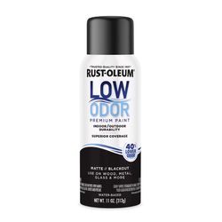 Rust-Oleum Low Odor Matte Blackout Spray Paint 11 oz