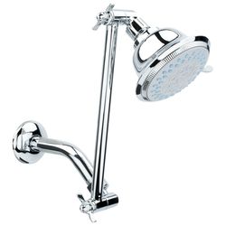 Oakbrook Collection Chrome PVC 5 settings Adjustable Showerhead 1.8 gpm
