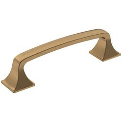 Amerock Traditional Arch Cabinet Pull 3-3/4 in. Champagne Bronze Gold 1 pk