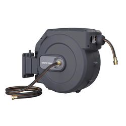 Giraffe 115 ft. Gray Retractable Hose Reel with Hose