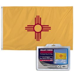 Valley Forge New Mexico State Flag 0 in. H X 3 ft. W X 5 ft. L