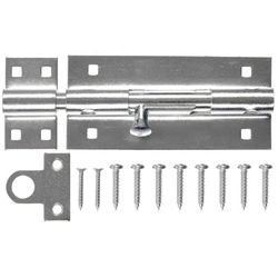 Ace 8 in. L Zinc-Plated Steel Barrel Bolt 1 pk