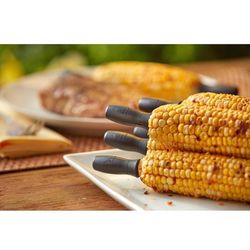 Weber Black/Silver Stainless Steel Corn Holder Set