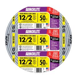 Southwire Armorlite 50 ft. 12/2 Solid THHN Metal Clad Cable