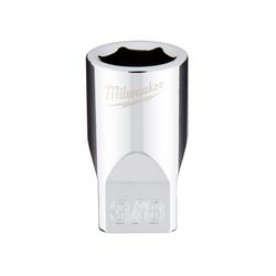 Milwaukee 3/8 in. X 1/4 in. drive SAE 6 Point Standard Socket 1 pc