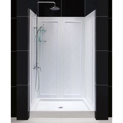 DreamLine QWALL-5 76-3/4 in. H X 36 in. W X 48 in. L White Shower Backwalls Kit