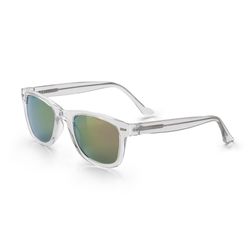 Optimum Optical Sunglasses Unisex White Frame Blue/Green Lens