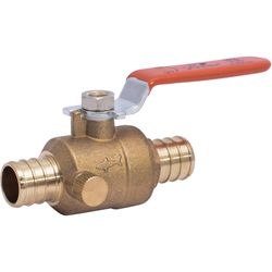 SharkBite 3/4 in. Brass Crimp Ball Valve with Drain Full Port