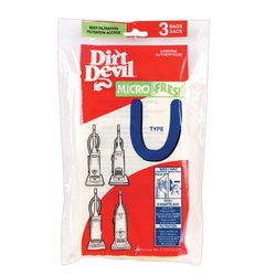 Dirt Devil Micro Fresh Vacuum Bag 3 pk Type U