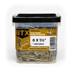 Big Timber No. 8 X 1-1/2 in. L Star Bronze Deep Wood Screws 980 pk