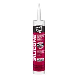 DAP White Silicone Kitchen and Bath Sealant 9.8 oz