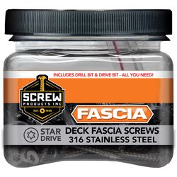 Screw Products Fascia No. 9 Ga. X 1-7/8 in. L Spiced Rum Star Flat Head Fascia Screws 1 lb 100 pc