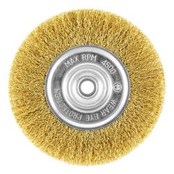 Stay Sharp 6 in. Coarse Crimped Wire Wheel Brush Brass 1 pc