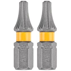 DeWalt Max Fit Torx #15 X 1 in. L Screwdriver Bit Set Steel 2 pk