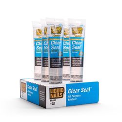 Liquid Nails Low Strength Rubber Clear Sealant 5.5 oz