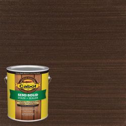 Cabot Semi-Solid Semi-Solid Cordovan Leather Oil-Based Penetrating Oil Deck and Siding Stain 1 gal