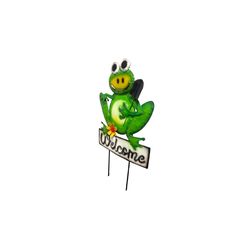 Creative Decor Multicolored Metal 27 in. H Outdoor Garden Stake
