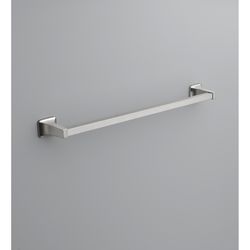 Oakbrook Collection Brushed Nickel Towel Bar 24 in. L Die Cast Zinc