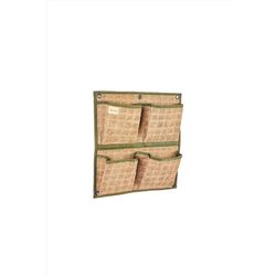 Austram 21.6 in. H X 19.6 in. W X 2 in. D Coco Fiber Wall Planter Natural