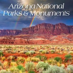 BrownTrout Publishers 2026 Square .10 in. H X 12 in. L Multicolored Paper Arizona National Parks and