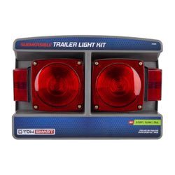 TowSmart Red Square License/Stop/Tail/Turn Light Kit