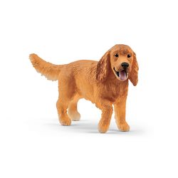 Schleich Farm World English Cocker Spaniel Toy Brown