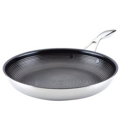 Circulon Stainless Steel Fry Pan 12.5 in. Silver