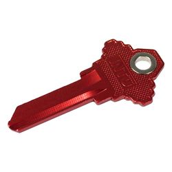 Lucky Line Red Magnetic House Key Blank Single For Schlage Red