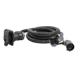 CURT 7 Way Trailer Wiring Extension 7 ft.
