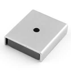 Magnet Source 1 in. L X .875 in. W Silver Latch Magnet 7 lb. pull 2 pc
