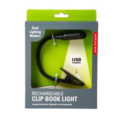 Kikkerland Design 7 in. Black Mini Clip-On Lamp